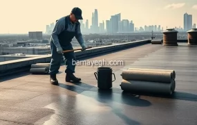 مجموعه بام عایق خدمات ایزوگام و قیرگونی پشت بام و تراس